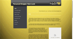 Desktop Screenshot of personalshoppernewlook.com